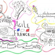 Sketchnote de préparation du fil rouge "Facilitation graphique" à la conférence Agile France 2014 par @RomainCouturier, www.terredagile.com - par <a href="http://www.fgcp.net/Romain Couturier">Romain  Couturier</a>